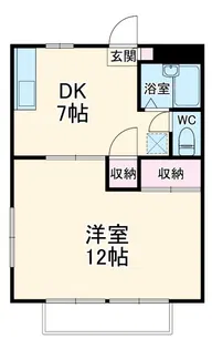 シゲタコテージ共恵【2階】の間取り