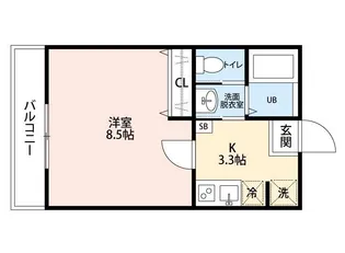 ルミエール【1階】の間取り