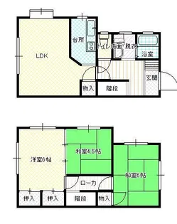 Mメゾネット【2階】の間取り