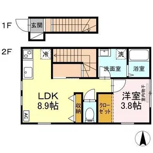 ラ・フォンターナ【2階】の間取り