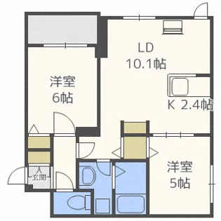 Landschaft(ランドシャフト)33【1階】の間取り