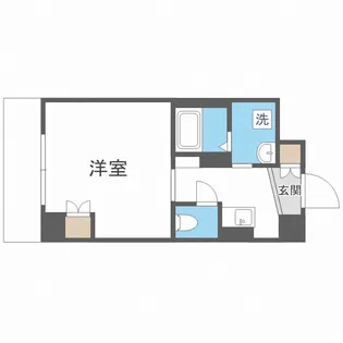 ELLE難波WEST【8階】の間取り