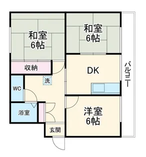 コーポ大野【3階】の間取り