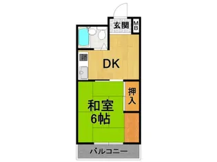 シャトルイツキ【1階】の間取り