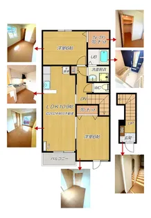 ドミールたかくらIII棟【2階】の間取り