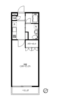東京都三鷹市井の頭4【マンション】の間取り