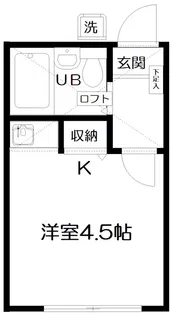 グランドール調布【1階】の間取り
