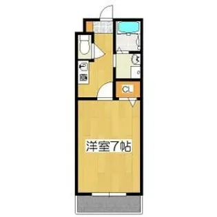 あかつき苑ハイツII【2階】の間取り