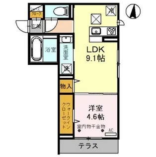 Arts&K【1階】の間取り