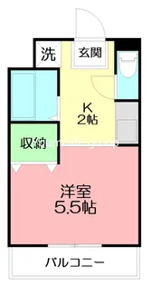 ヴィラ・ステューディオ【1階】の間取り