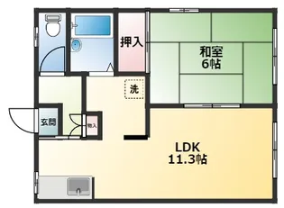 ビラコート【1階】の間取り