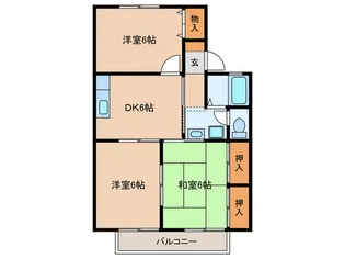 サンリリ-【2階】の間取り