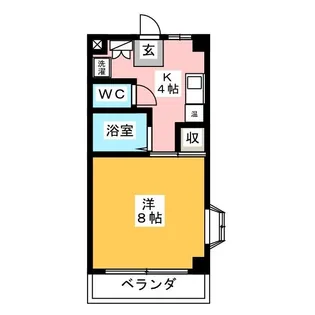 サンシティ杉山V【2階】の間取り