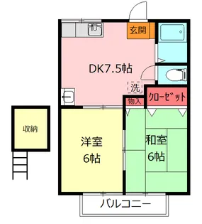 ミレニアムG【2階】の間取り
