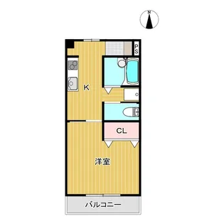 福島県郡山市安積町日出山1【マンション】の間取り