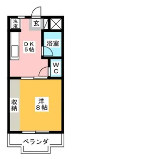 イースト8【4階】の間取り