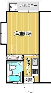 1Kの間取り画像