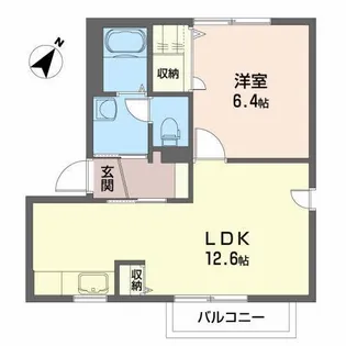 メゾン・カイラス【2階】の間取り