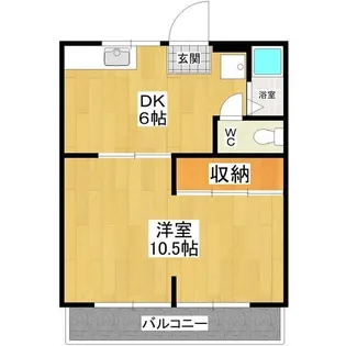 グリーンハイツ文京B棟【2階】の間取り