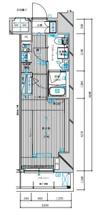 メインステージ亀戸Vミライエ【8階】の間取り