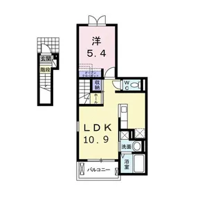 ディアコート II【2階】の間取り