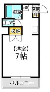 内田ビル【3階】の間取り