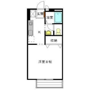 サンエスガーデン沼津【1階】の間取り