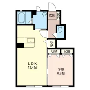 カーサ・レガロ【1階】の間取り