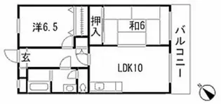 ファミリーコーポ明神【1階】の間取り