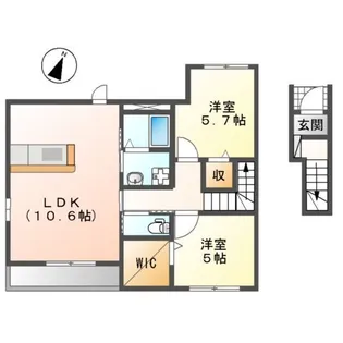 ビセスティーレ【2階】の間取り