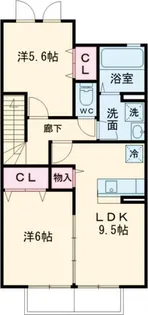 プランドール【2階】の間取り