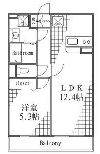 東京都墨田区八広5【マンション】の間取り