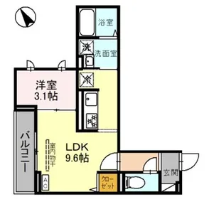 埼玉県志木市幸町3【アパート】の間取り