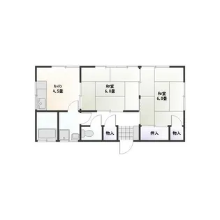 神奈川県横浜市泉区中田西2【一戸建】の間取り