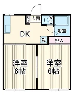 パインヒル新宿【1階】の間取り