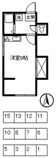 群馬県高崎市東中里町【一戸建】の間取り