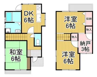 兵庫県西宮市津門住江町【一戸建】の間取り