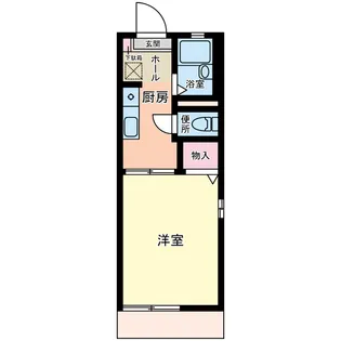 桐山ハイツ【1階】の間取り