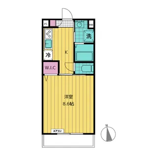 IL VIALE【5階】の間取り