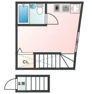 ファーストハウス王子【2階】の間取り