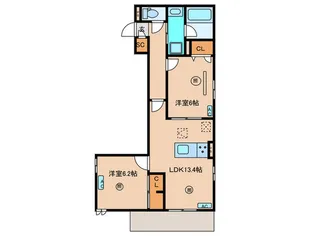 ミュゼリオ【2階】の間取り