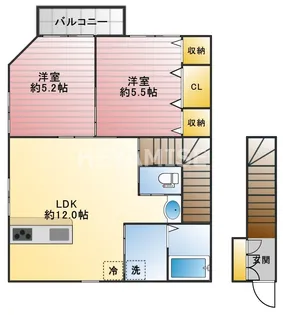 サニーヒルMASAKI【2階】の間取り