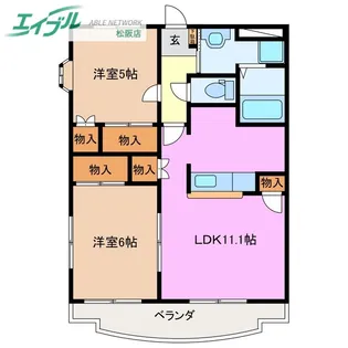 メゾン・グランディア【3階】の間取り