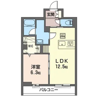 群馬県前橋市川曲町【マンション】の間取り