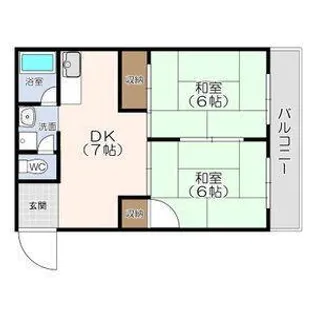 メゾンコーエイ【4階】の間取り