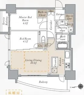 東京都文京区関口1【マンション】の間取り