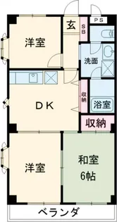 SK小松川【2階】の間取り