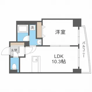 北海道札幌市中央区北五条西9【マンション】の間取り