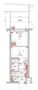 ハーモニーレジデンス川崎中丸子CITY FRONT【1階】の間取り