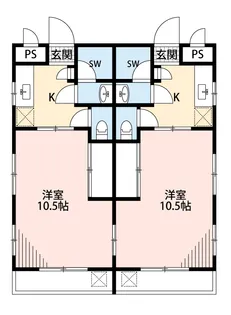 コーポヒカリ【2階】の間取り